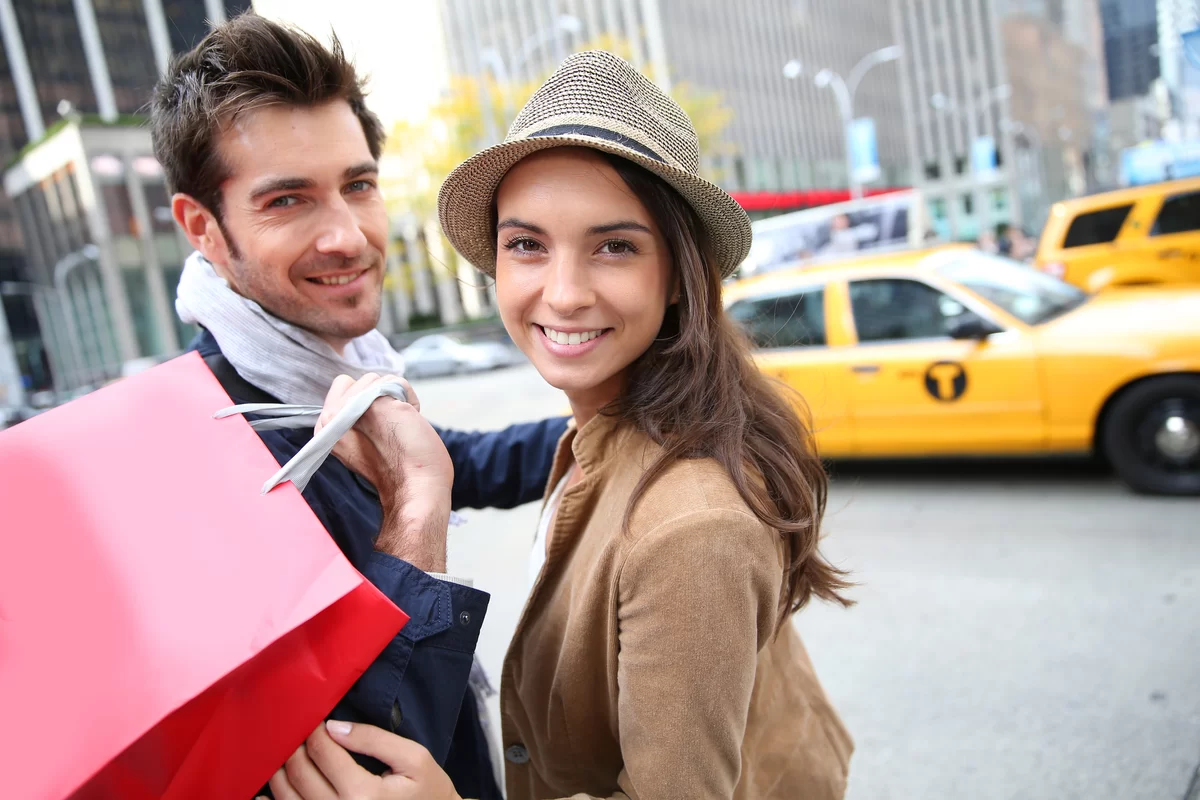 Shopping red bag